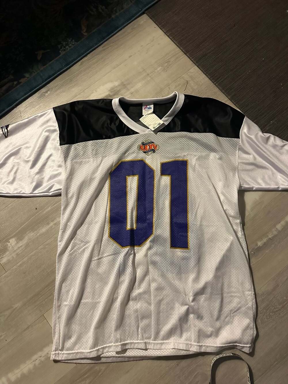 NWT Majestic Baltimore Ravens Super Bowl XXXV Jersey Size XL